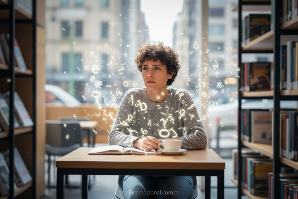 Barreira da linguagem para expressar sentimentos que não têm nome