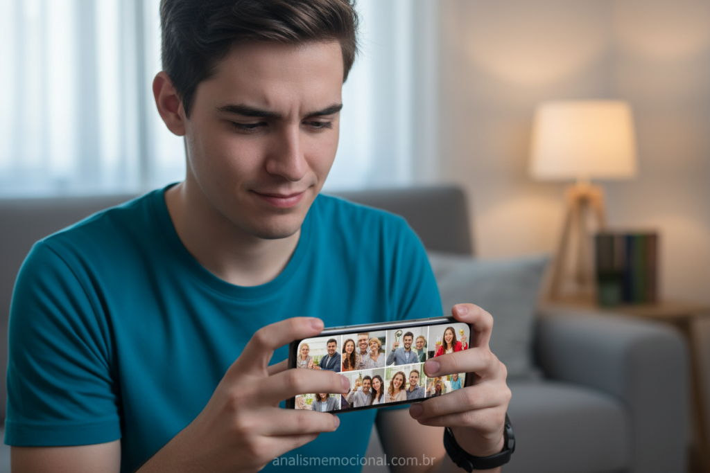 Comparação social alimenta vazio mesmo com sucesso.